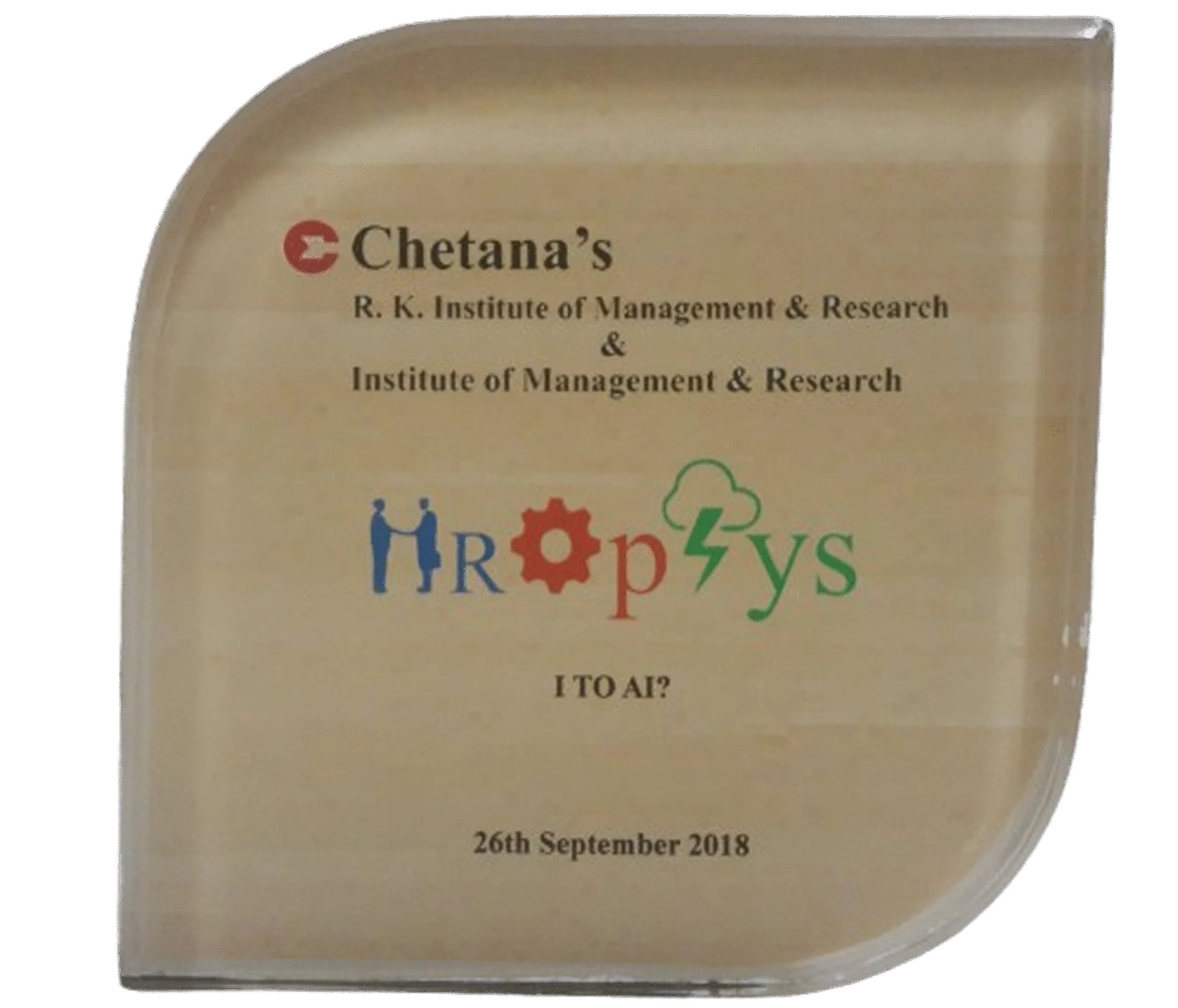 Recognition Award — Chetana's H. S. College of Commerce & Economics